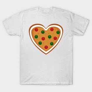 Gingerbread Heart Cookie T-Shirt